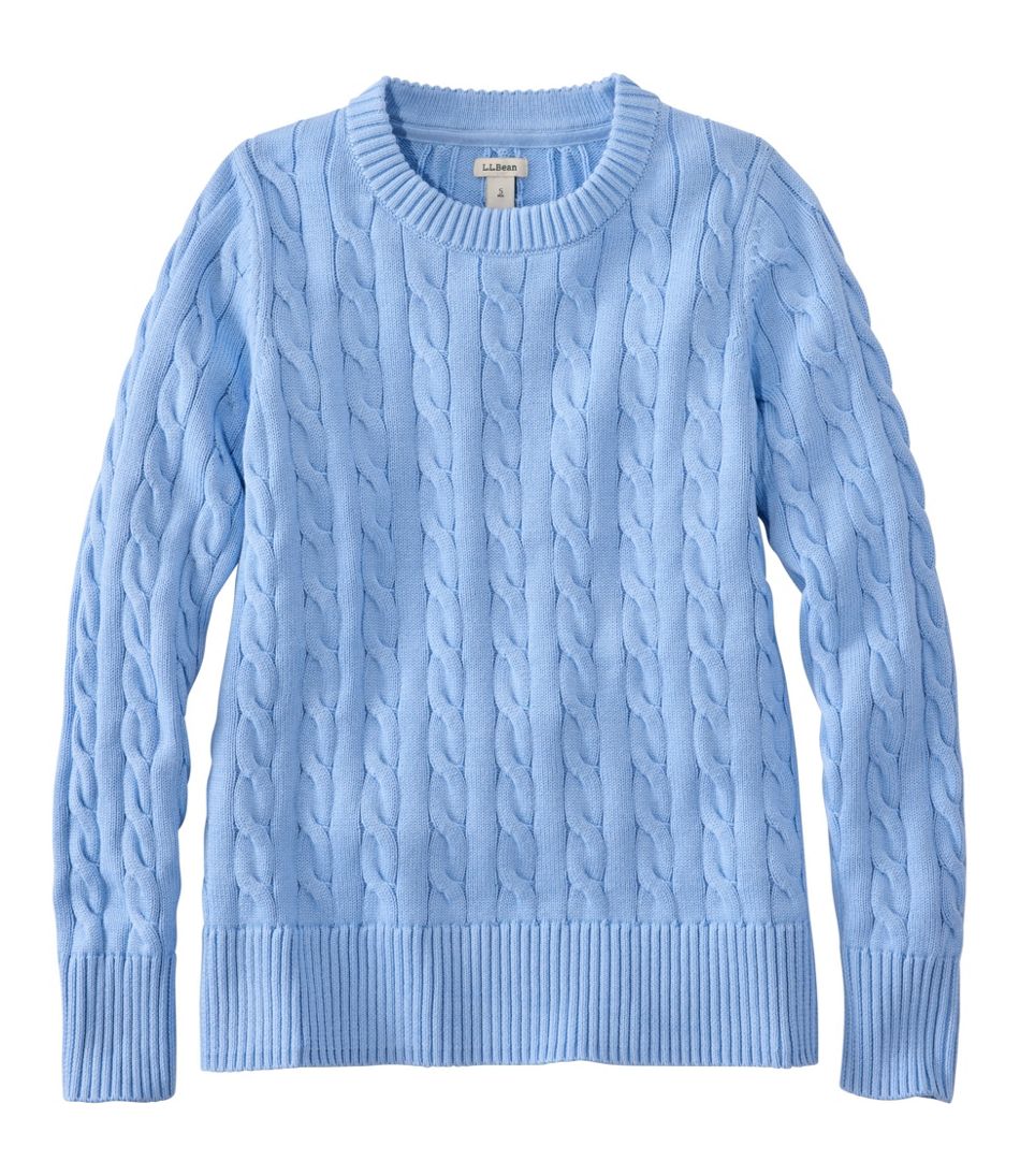 Women's The Original Double L® Sweater, Cable Crewneck | L.L.Bean