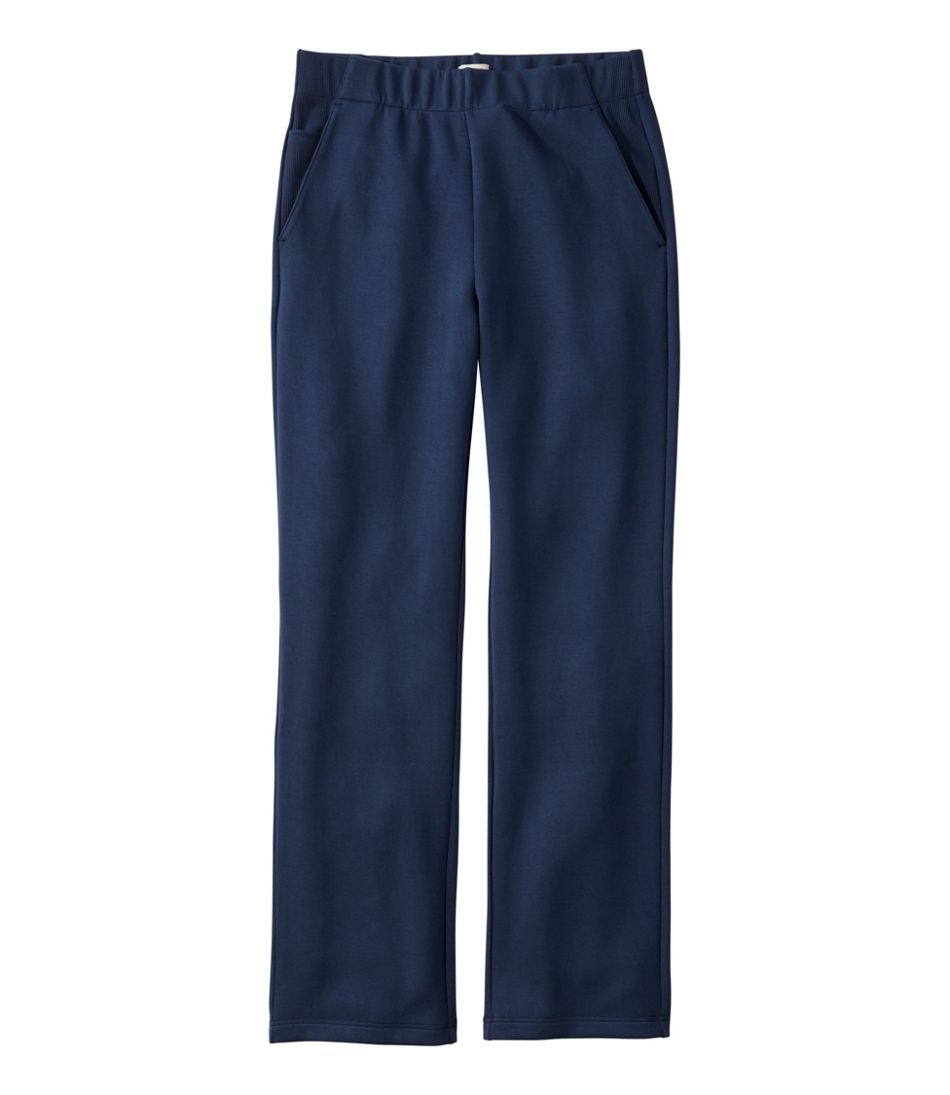 Women's CloudSoft Pants, Mid-Rise Straight-Leg | L.L.Bean