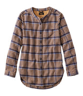 Women's Signature 1933 Collarless Chamois Tunic, Plaid | L.L.Bean