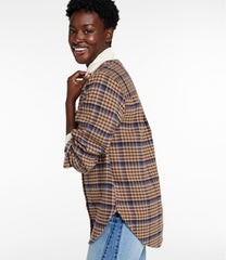 Women's Signature 1933 Collarless Chamois Tunic, Plaid | L.L.Bean