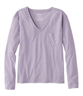 Women's Vista Camp V-Neck Pocket Tee, Long-Sleeve | L.L.Bean