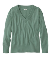 Women's Cotton/Cashmere Sweater, V-Neck | L.L.Bean