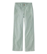 Women's Comfort Stretch Patch Pocket Pants, Mid-Rise Wide Straight-Leg Chino | L.L.Bean