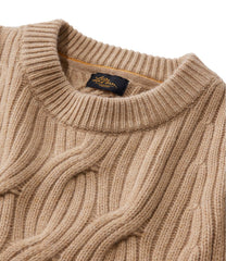 Women's Signature Premium Cashmere Cable Sweater, Crewneck | L.L.Bean
