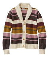 Women's Signature Original Cotton Sweater, Shawl Cardigan Stripe | L.L.Bean
