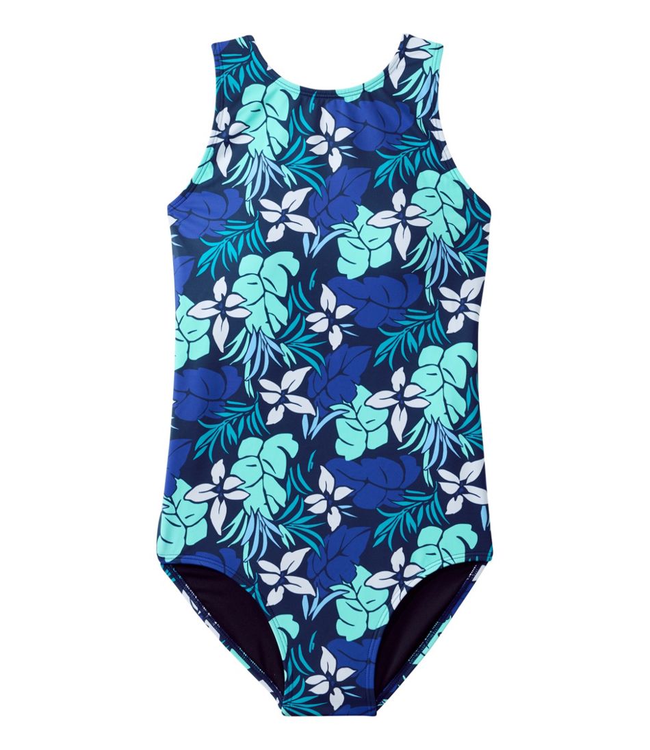 Women's BeanSport Highneck Tanksuit, Print | L.L.Bean