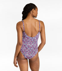 Women's Coastal Essential Scoop Tanksuit, Print | L.L.Bean