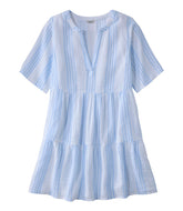 Women's Cloud Gauze Cover-Up, Tiered Dress Print | L.L.Bean