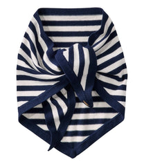 Women's Cotton/Cashmere Knit Triangle Scarf, Striped | L.L.Bean