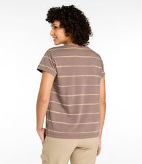 Women's Mountainside Crewneck Tee, Short-Sleeve Stripe | L.L.Bean