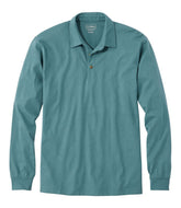 Men's Carefree Unshrinkable Polo, Long-Sleeve, Without Pocket | L.L.Bean