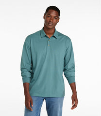 Men's Carefree Unshrinkable Polo, Long-Sleeve, Without Pocket | L.L.Bean