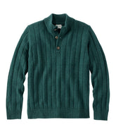 Men's Riverton Wool/Cotton Sweater, Mockneck | L.L.Bean