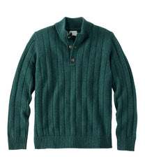 Men's Riverton Wool/Cotton Sweater, Mockneck | L.L.Bean