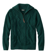 Men's Signature Cotton Fisherman Sweater, Full-Zip | L.L.Bean