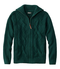 Men's Signature Cotton Fisherman Sweater, Full-Zip | L.L.Bean