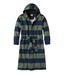Men's Mariner Sweatshirt Robe, Stripe | L.L.Bean