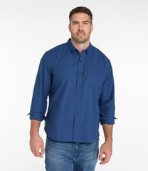 Men's Sunwashed Oxford Shirt, Slightly Fitted Untucked Fit, Stripe | L.L.Bean