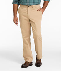 Men's Sunwashed Khaki Pants, Standard Fit, Straight Leg | L.L.Bean