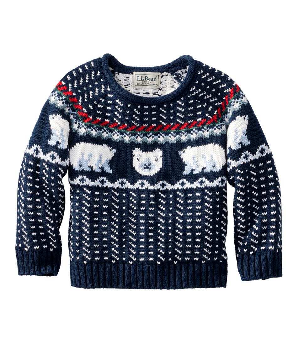 Infants' and Toddlers' Cotton Rollneck Sweater | L.L.Bean