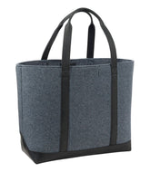 Leather-Trim Wool Tote | L.L.Bean