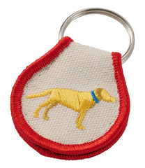 Embroidered Patch Charm, Yellow Lab | L.L.Bean