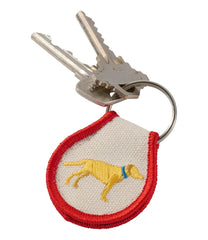 Embroidered Patch Charm, Yellow Lab | L.L.Bean