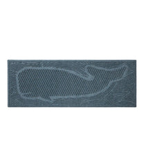Everyspace Recycled Waterhog Wide Doormat, Swimming Whale | L.L.Bean