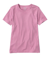 Women's Pima Cotton Tee, Short-Sleeve Crewneck | L.L.Bean