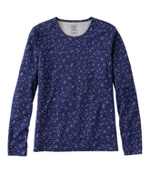 Women's Pima Cotton Tee, Long-Sleeve Crewneck Print | L.L.Bean