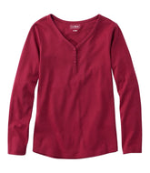 Women's V-Neck Henley, Long-Sleeve | L.L.Bean