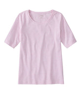 Women's Jewelneck Tee, Elbow-Sleeve | L.L.Bean