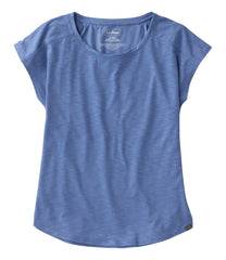 Women's Streamside Tee, Short-Sleeve Ruched Crew | L.L.Bean