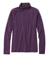 Women's Soft Stretch Supima-Blend Tee, Turtleneck | L.L.Bean