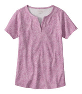 Women's Tee, Short-Sleeve Notch-Neck Print | L.L.Bean