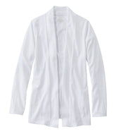 Women's Pima Cotton Open Cardigan, With Pockets | L.L.Bean
