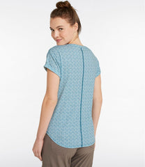 Women's Streamside Tee, Short-Sleeve Splitneck Print | L.L.Bean