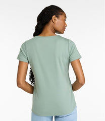 Women's Tee, Short-Sleeve Notch-Neck | L.L.Bean