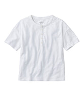 Women's Signature Slub Tee, Short-Sleeve Henley | L.L.Bean