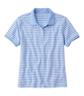 Women's Premium Double L Polo, Short-Sleeve Relaxed Fit Stripe | L.L.Bean