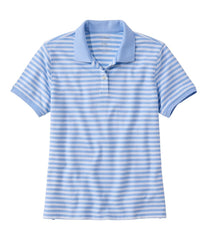Women's Premium Double L Polo, Short-Sleeve Relaxed Fit Stripe | L.L.Bean