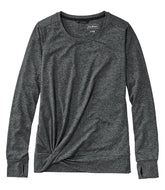 Women's VentureSoft Twist-Front Top, Long-Sleeve | L.L.Bean