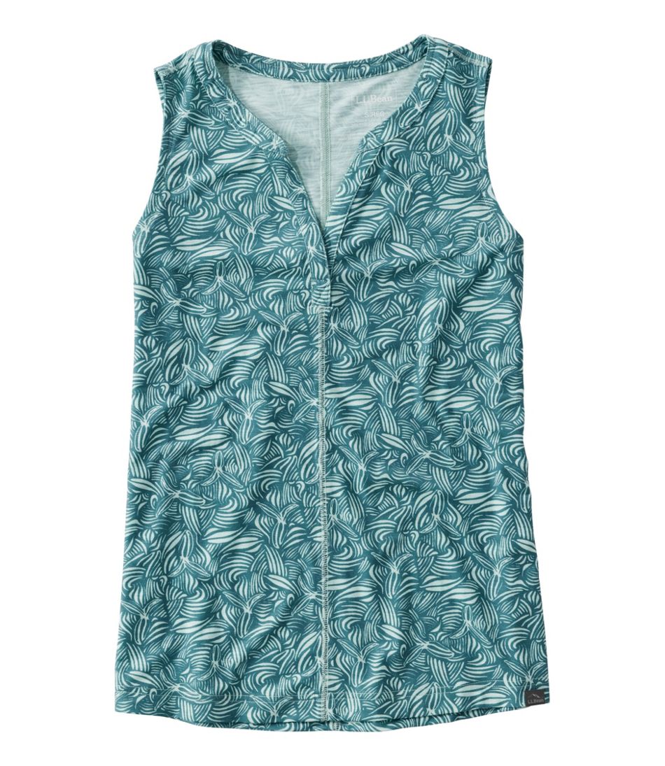 Women's Streamside Tank, Splitneck Print | L.L.Bean