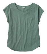 Women's Linen/Cotton Tee, Short-Sleeve Scoopneck | L.L.Bean