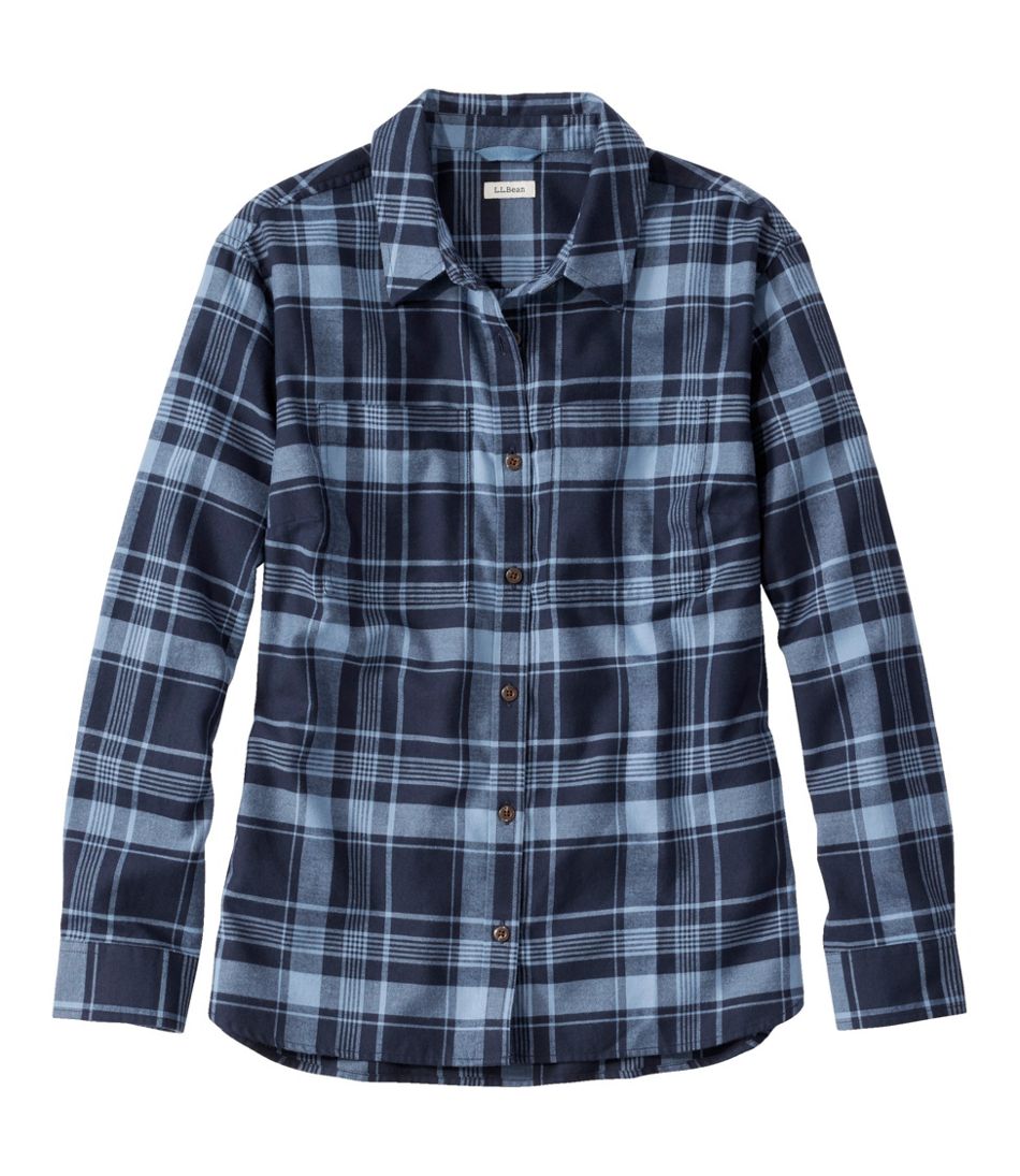 Women's Whisperweight Flannel Shirt, Button-Down | L.L.Bean