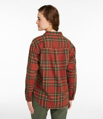 Women's Scotch Plaid Flannel Shirt, Boyfriend | L.L.Bean
