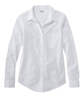 Women's Wrinkle-Free Pinpoint Oxford Shirt, Long-Sleeve Relaxed Fit | L.L.Bean