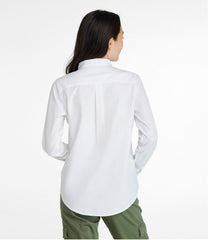 Women's Wrinkle-Free Pinpoint Oxford Shirt, Long-Sleeve Relaxed Fit | L.L.Bean