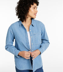 Women's Denim Boyfriend Shirt | L.L.Bean