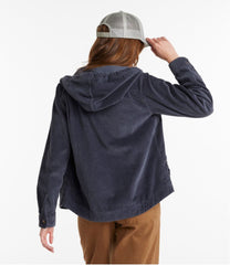 Women's Comfort Corduroy Relaxed Shirt, Zip Hoodie | L.L.Bean